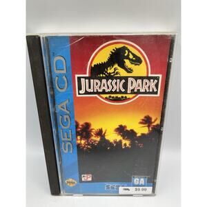 Jurassic Park - Sega CD Complete CIB w/ Manual Tested
